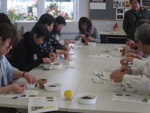 「ミニ寄せ植えを作ります」の画像