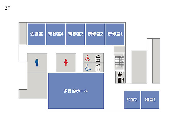 「3階フロア図」の画像