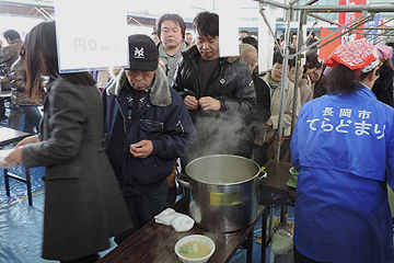 「アンコウの入った番屋汁」の画像