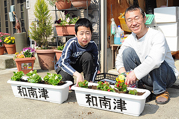 「一株ずつ心を込めて」の画像