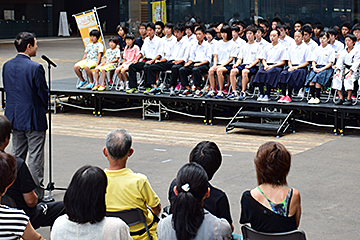 「全国大会に出場する選手を送り出す激励会を開催」の画像