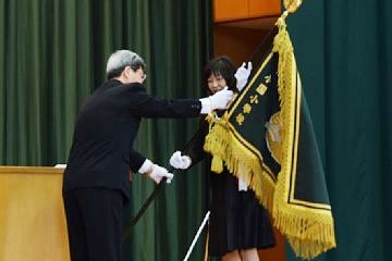 「小国小学校で開校式を行いました」の画像