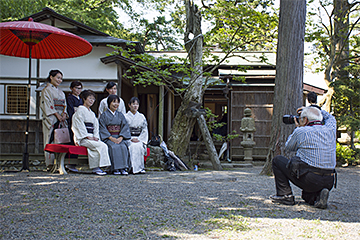 「期間中は和服デーやお茶席などのイベントも」の画像