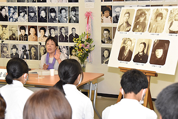 「空襲当日、生後4日だった遠藤好子さん」の画像