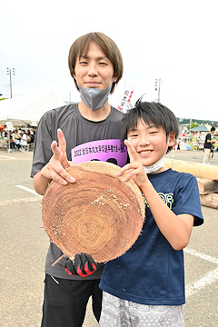 「新潟市から親子で参戦」の画像