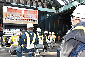 「こしじ保育園の園児によるビデオレター」の画像