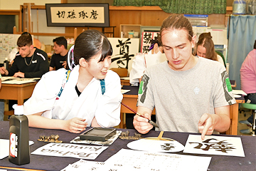 「長岡大手高校を訪問」の画像1