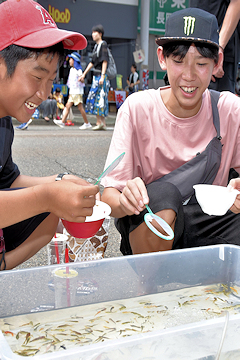 「金魚すくい」の画像