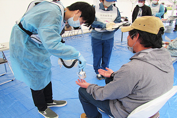 「避難所に到着するまでの一連の流れを確認」の画像1