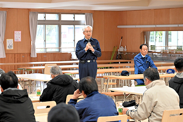 「あいさつする磯田市長」の画像