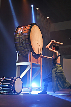 「和太鼓奏者・坂牧颯人さん」の画像