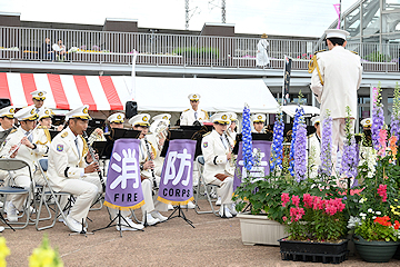 「長岡市消防音楽隊のファンファーレ」の画像