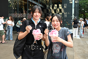 「かき氷、ドリンク販売」の画像