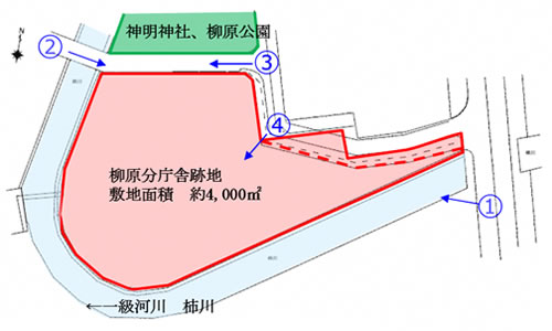 「位置図」の画像