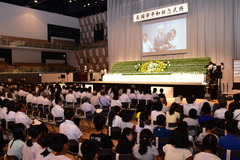 長岡市平和式典での市長あいさつ